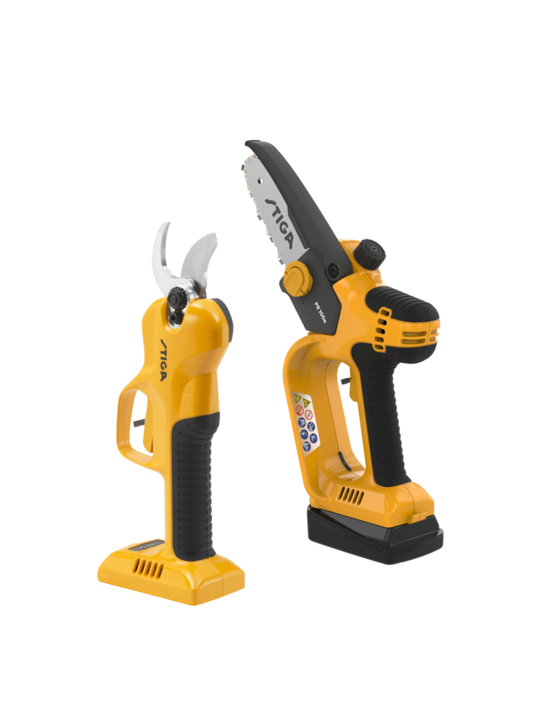 Sécateur + tronçonneuse batterie Stiga SP 100E - BEAUCAMP MOTOCULTURE