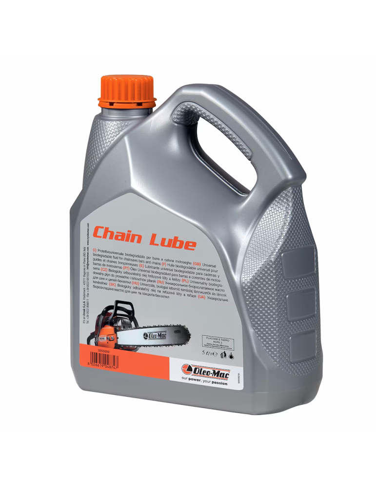 Huile de chaine 5L  Biodégradable à 90% - Beaucamp Motoculture